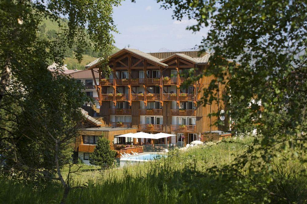 Hotel Le Souleil'Or Les Deux Alpes Exterior foto